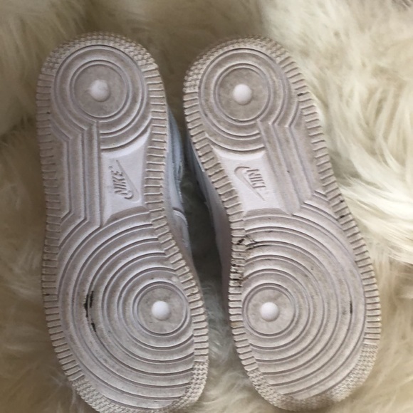 NIKE Kids’ White Court Borough High Top Sneakers Runners - Picture 4 of 4